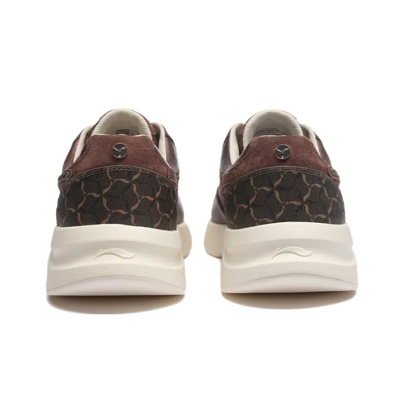 LiNing Commuter Series Cushioning Anti-Slip And Wear-Resistant Low-Top Sports Casual Shoes Men's Terracotta Brown-3