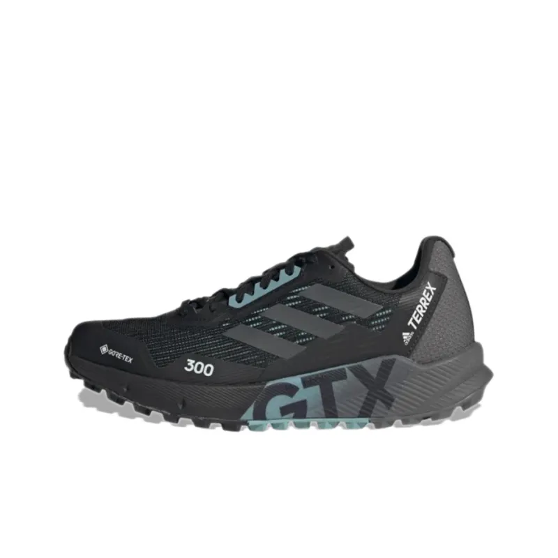 adidas Women's Terrex Agravic Flow 2.0 GORE-TEX 'Black Light Blue'-0