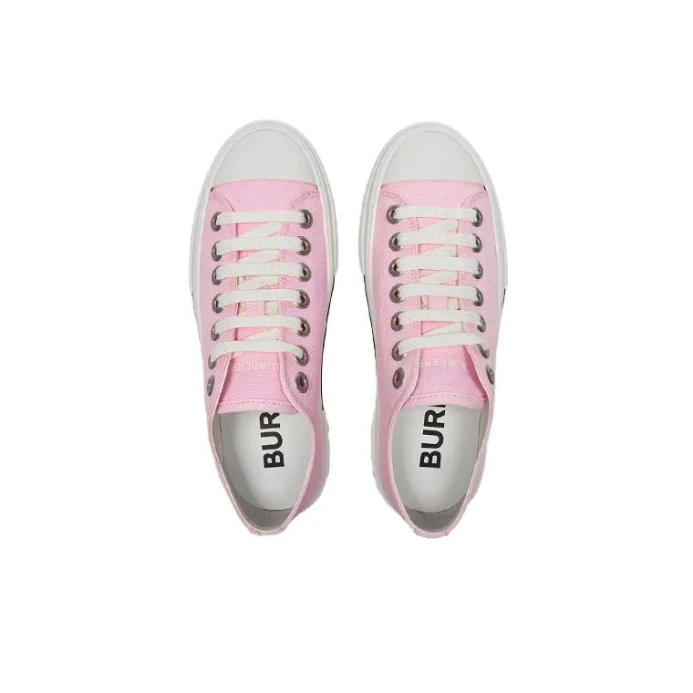 Burberry Low Top Pink Women's-2