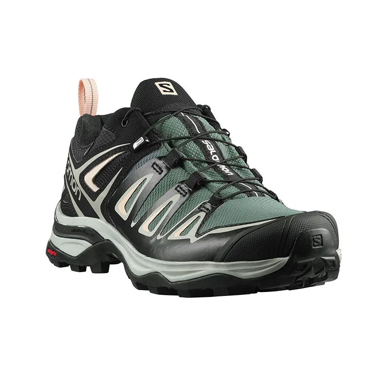 SALOMON X Ultra 3 Gtx 'Black Dark Green' / L00Women's-2