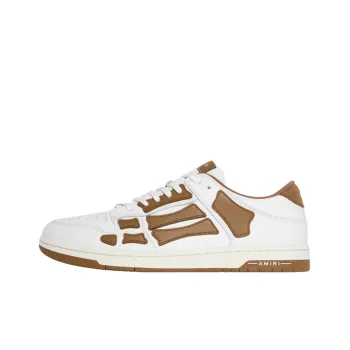 AMIRI Skel Top Low 'White Brown'