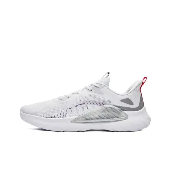 Erke Silk Road Spinning Low Top Running Shoes Men's True White