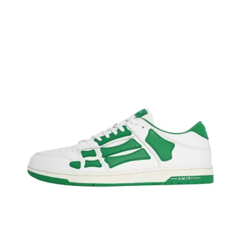 AMIRI Skel Top Low White Green