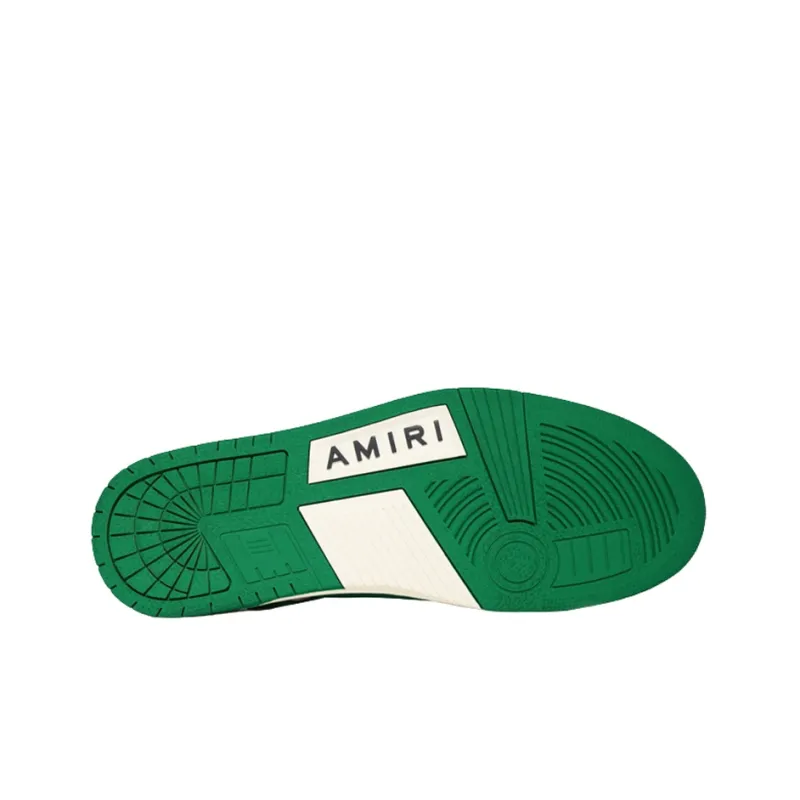 AMIRI Skel Top Low White Green-4