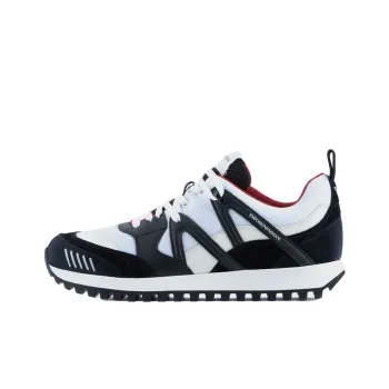 EMPORIO ARMANI Anti Slip Wear Resistant Low Top Casual Shoes Men's Marine Blue