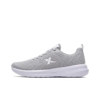 XTEP Hydrogen Wind Technology Breathable Lightweight Low Top Casual Running Shoes Men's Gray