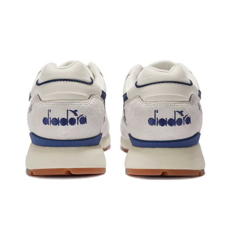 Diadora V7000 Low-Top Running Shoes Unisex Blue Cushioning Vintage-3