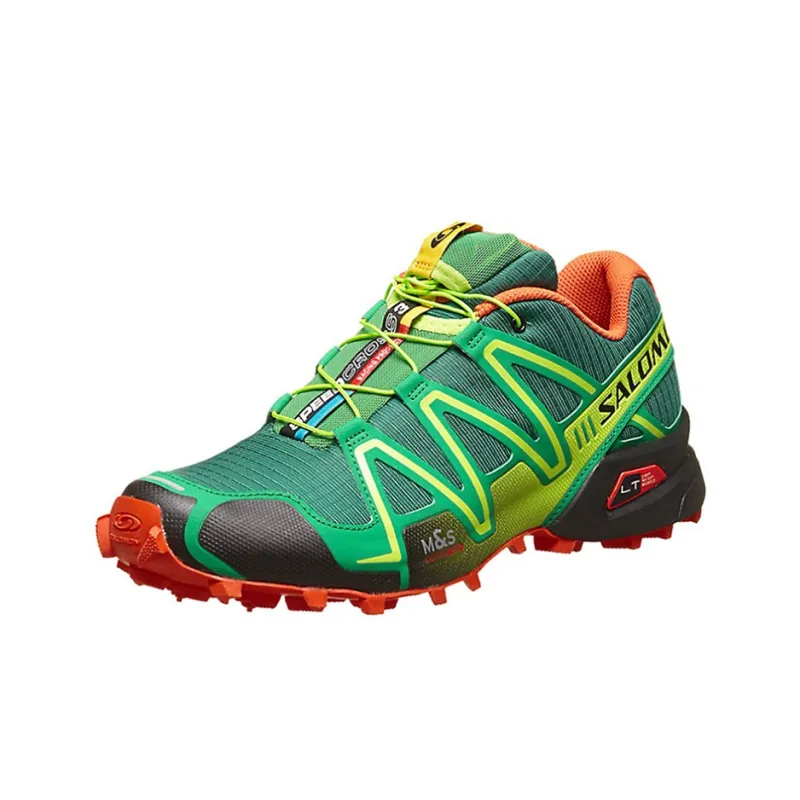 SALOMON Speedcross 3 Running Shoes Men Low-Top Green-2