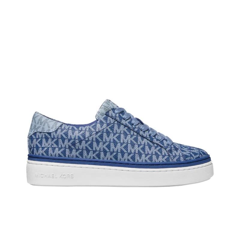 MICHAEL KORS MK Chapman Stylish Skateboarding Shoes Women's Denim Blue-1