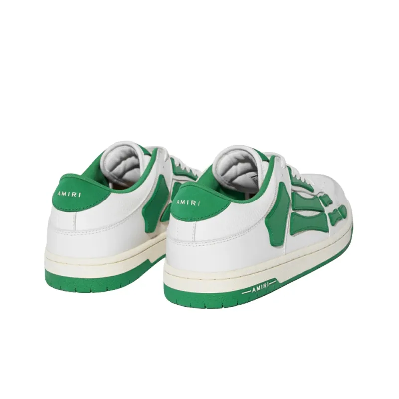 AMIRI Skel Top Low White Green-3