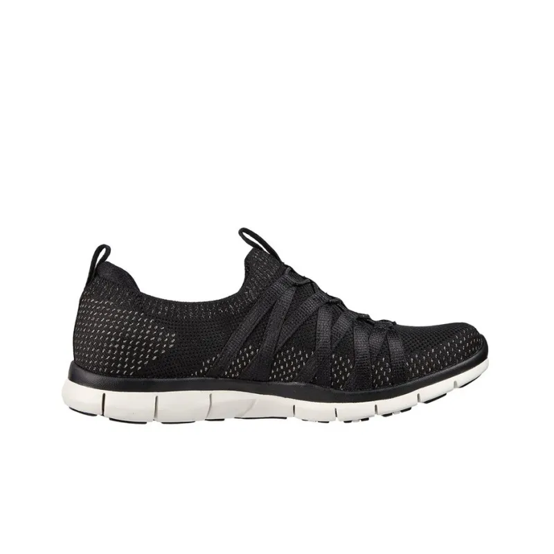 Skechers Gratis Cushioning Anti-Slip And Wear-Resistant Low-Top Casual Shoes Women's Black-1