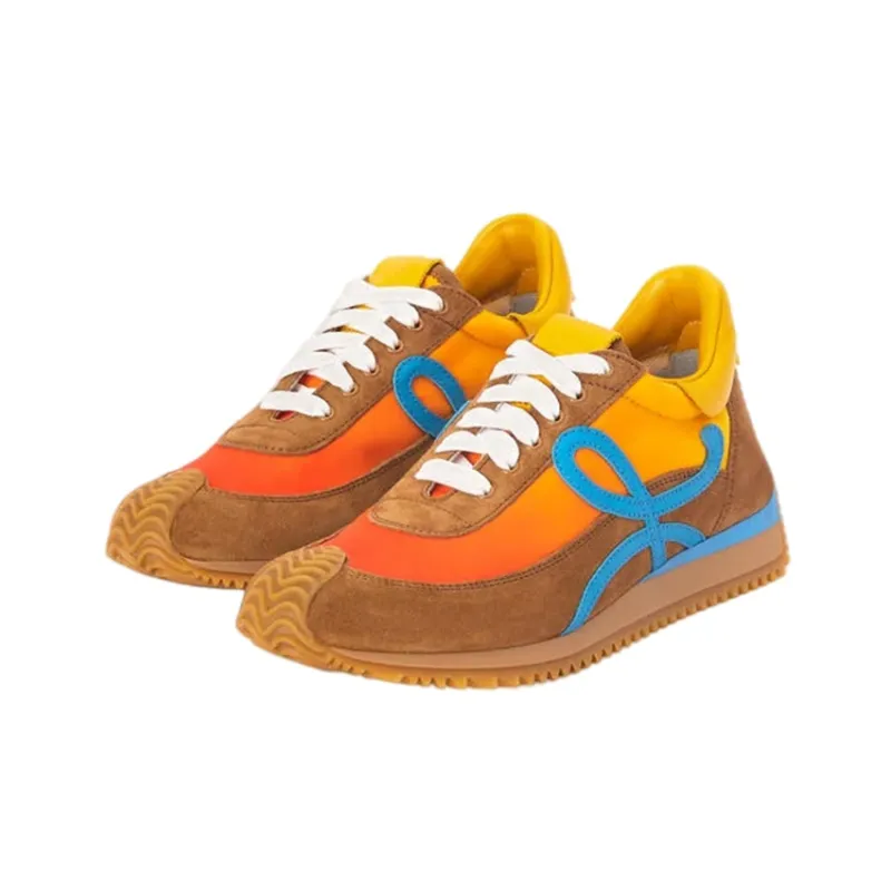 LOEWE Flow Runner Low Top Casual Shoes Women's Tan-2