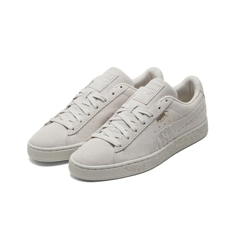 PUMA Suede Mono Deboss Casual Skateboarding Shoes Unisex Gray-2