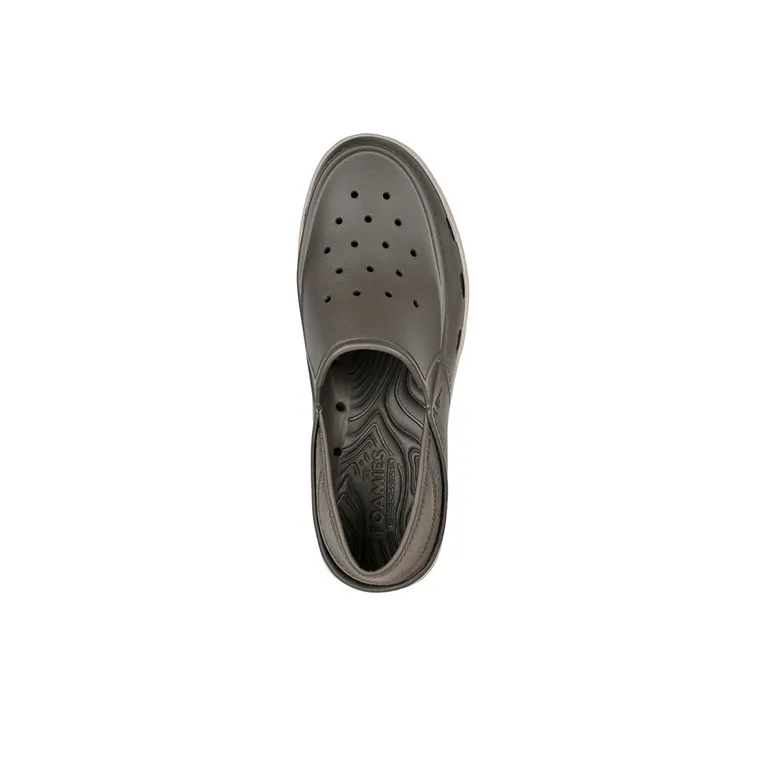 Skechers Foamies Vista Crossroads Cushioning Anti-Slip Wear-Resistant Breathability Low-Top Casual Shoes Men's Khaki-2
