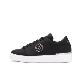 PHILIPP PLEIN Hexagon Low top Leather Sneakers