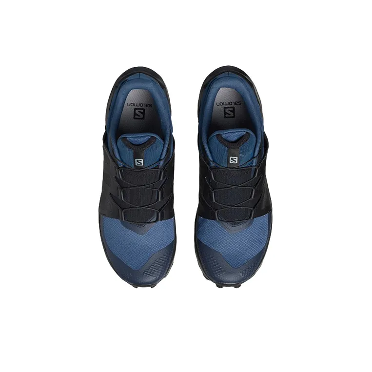 SALOMON Wear-Resistant Low-Top Running Shoes Men's Blue Black-2