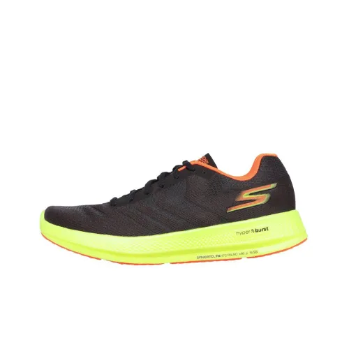 Skechers Go Run Razor 3 Running Shoes Women's Low-Top Black/Yellow/Orange