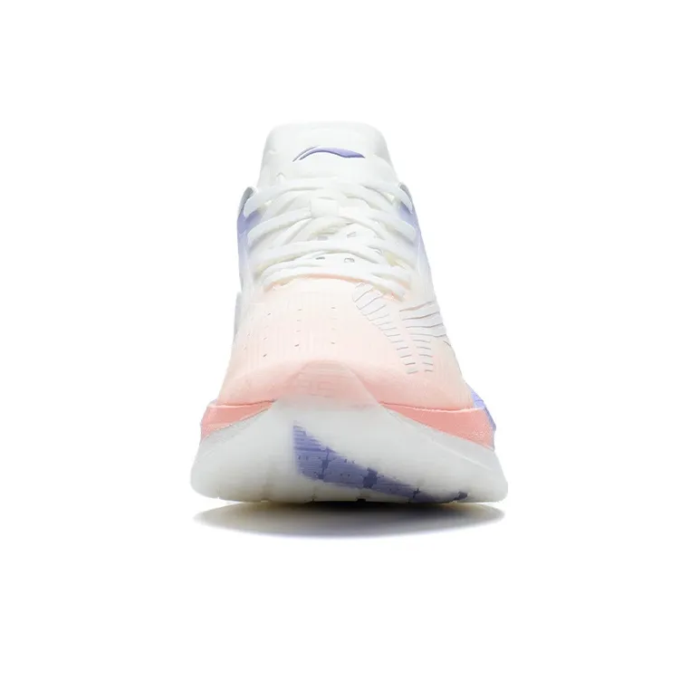 LINING Absolute Phantom 1.0 Running Shoes Women's Low Top Neon Soft Orange/Neon Hydrangea Blue Purple-4