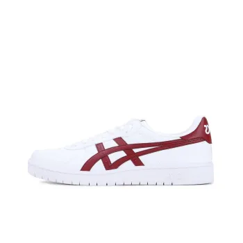 Asics JAPAN S Low-Top Skateboard Shoes Men's White Red