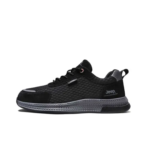 Jeep Outdoor Shoes Men Low-Top Black