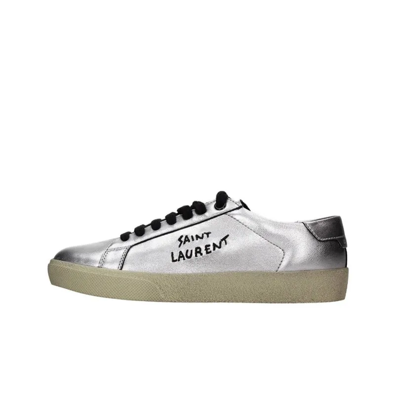 SAINT LAURENT Court Classic SL/06 Silver-0