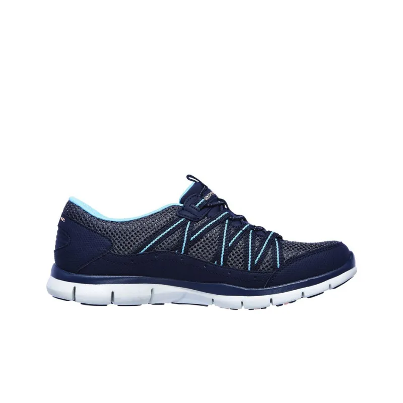 Skechers Gratis Collection Casual Shoes Women's Low Top Marine Blue/White-1