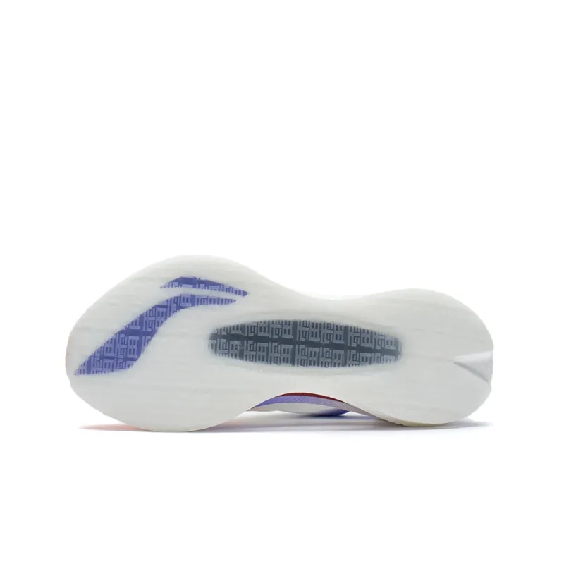 LINING Absolute Phantom 1.0 Running Shoes Women's Low Top Neon Soft Orange/Neon Hydrangea Blue Purple-6