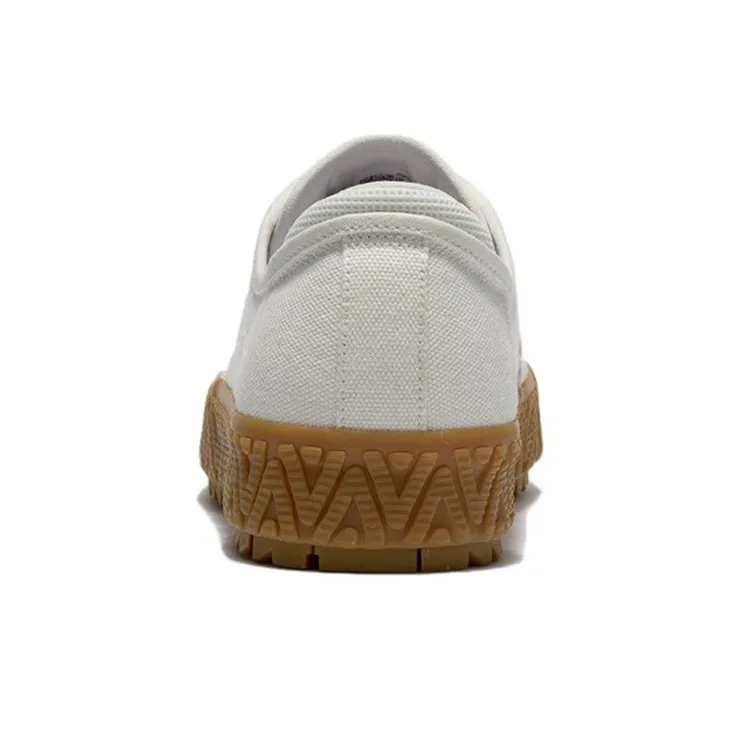 LiNing CF Treading Waves Low Top Skateboard Shoes Men's Ecru-4