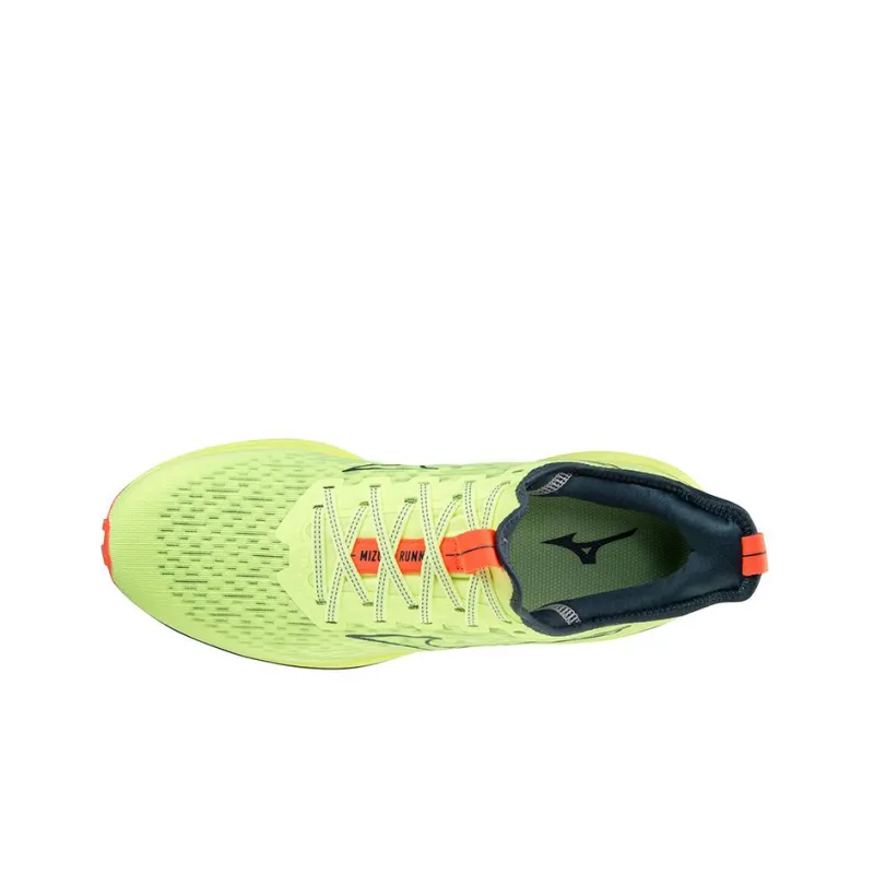 Mizuno Wave Rider Neo 2 Low-Top Running Shoes Men's Neon Green-2