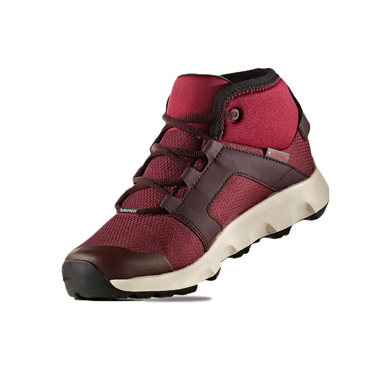 Adidas Terrex Voyager Outdoor Shoes Women's Mid-Top Dark Red-2