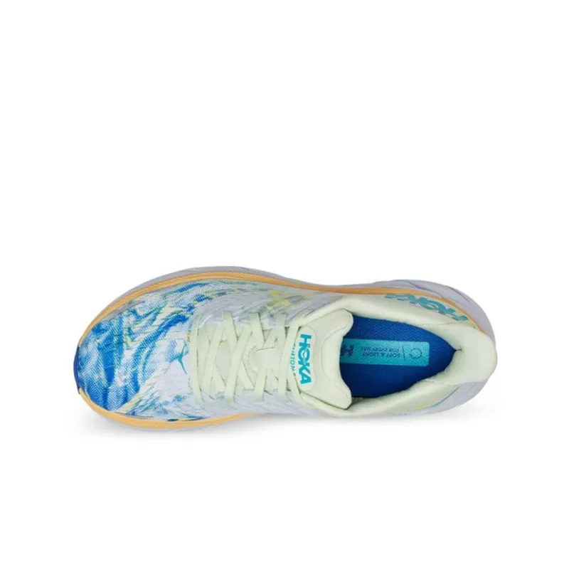 HOKA ONE ONE Clifton 8 Wide 'White Blue' Women's-2