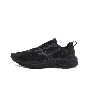 Mizuno PI Anti Slip Wear Resistant Breathable Lightweight Low Top Casual Shoes Unisex Black