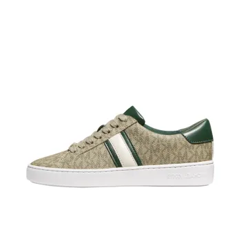 MICHAEL KORS MK Irving Stylish Skateboarding Shoes Women's Light Army Green