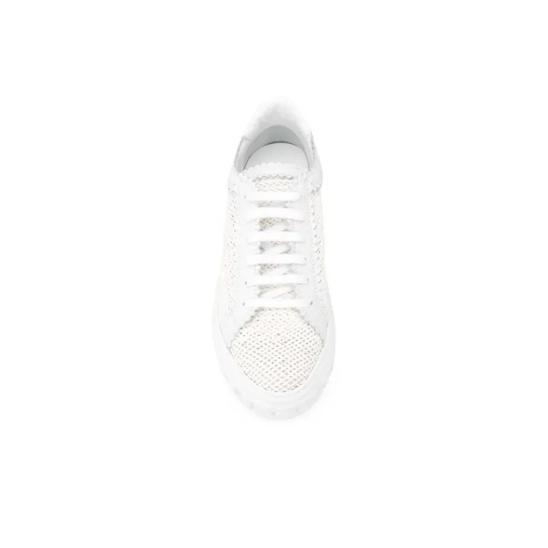 Casadei Woven Low-top Sneakers-4
