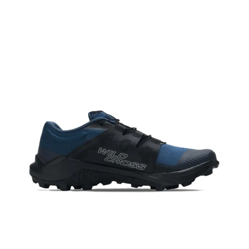 SALOMON Wear-Resistant Low-Top Running Shoes Men's Blue Black-1