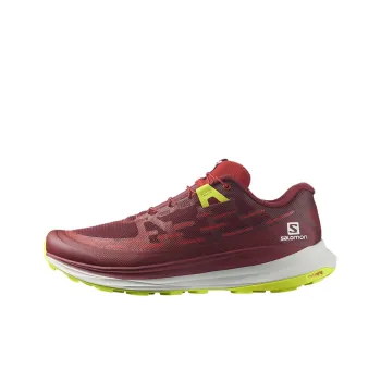 SALOMON Ultra Glide Durable Breathable Low-Top Running Shoes Men's Red