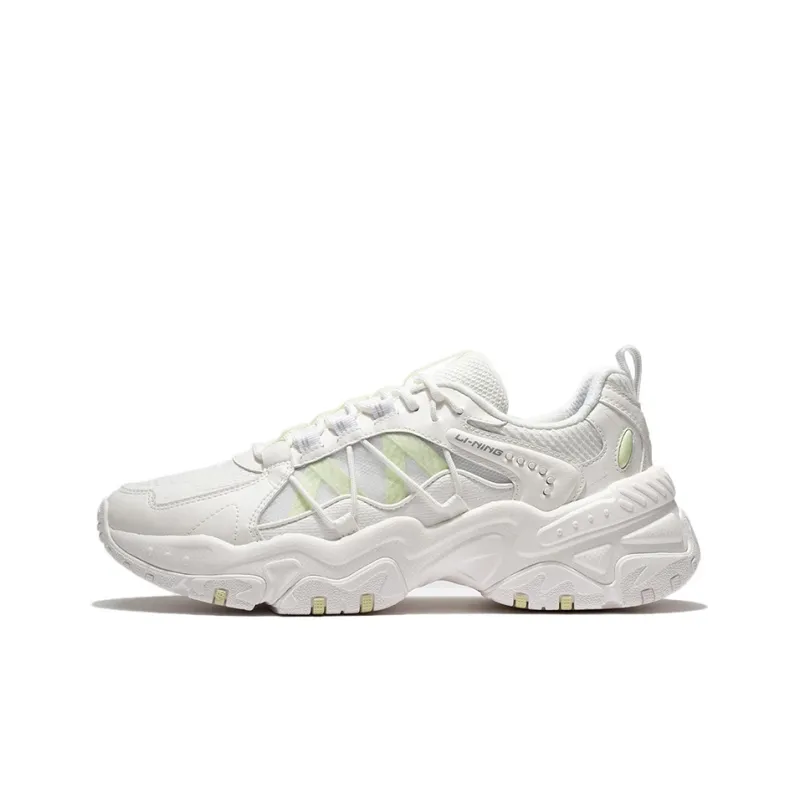 LiNing A New Way New Path Cushioning Low Top Sports Casual Shoes Men's Mist White-0