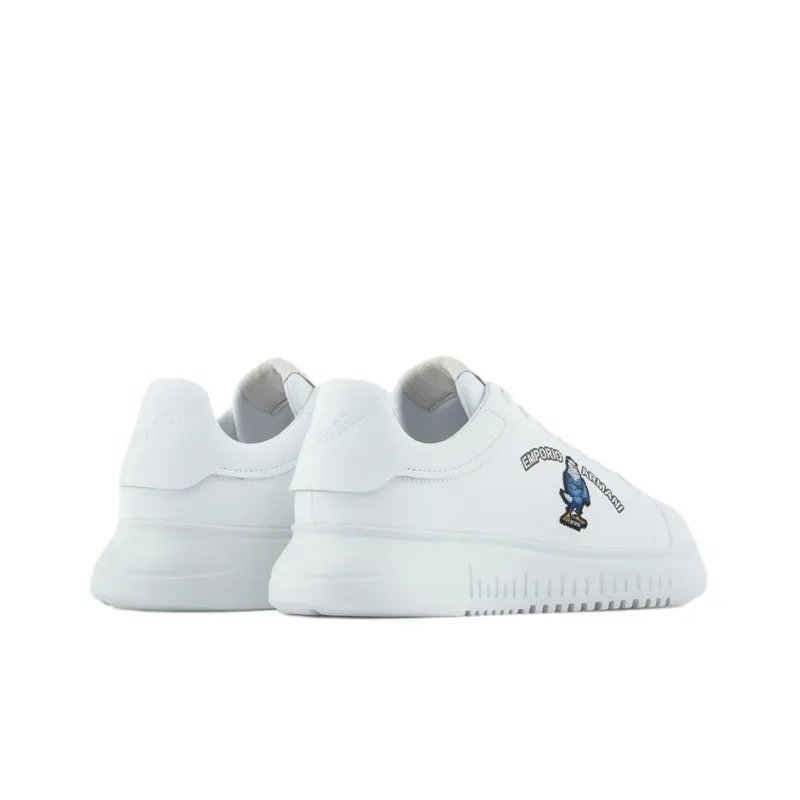 EMPORIO ARMANI Manga Capsule Anti-Slip Wear-Resistant Low-Top Casual Shoes Men's White-4