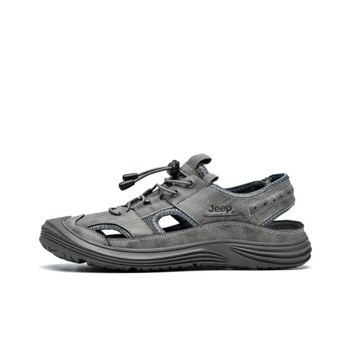 Jeep Breathable River Trekking Shoes Men's Gray