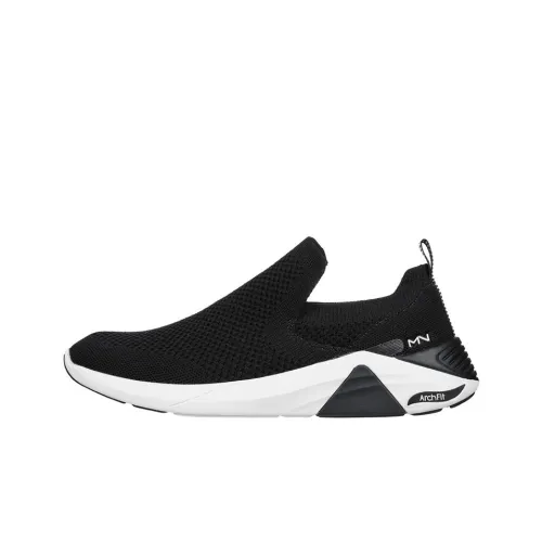 Skechers A-Line Casual Shoes Men Low-Top Black