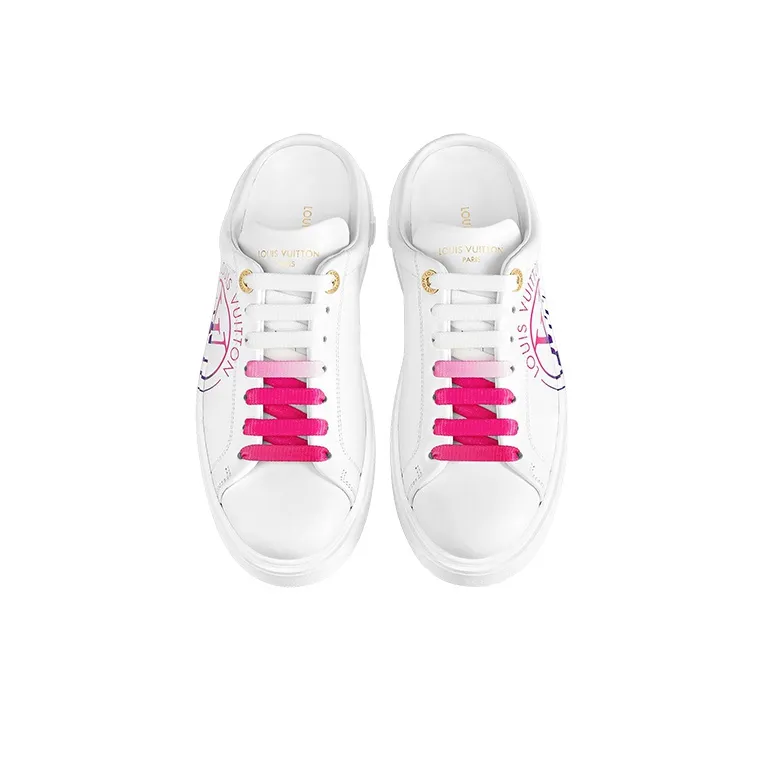 LOUIS VUITTON Time Out Odor Resistant Closed Toe Slippers Women's White-3