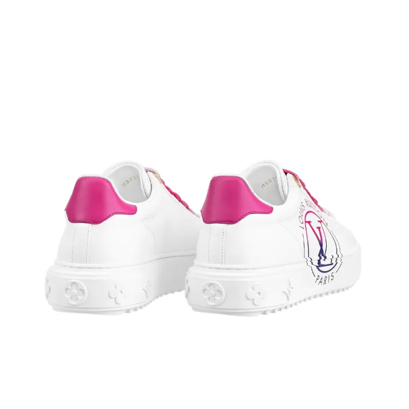 LOUIS VUITTON Lv Time Out Sneakers 'White Pink' Women's-3