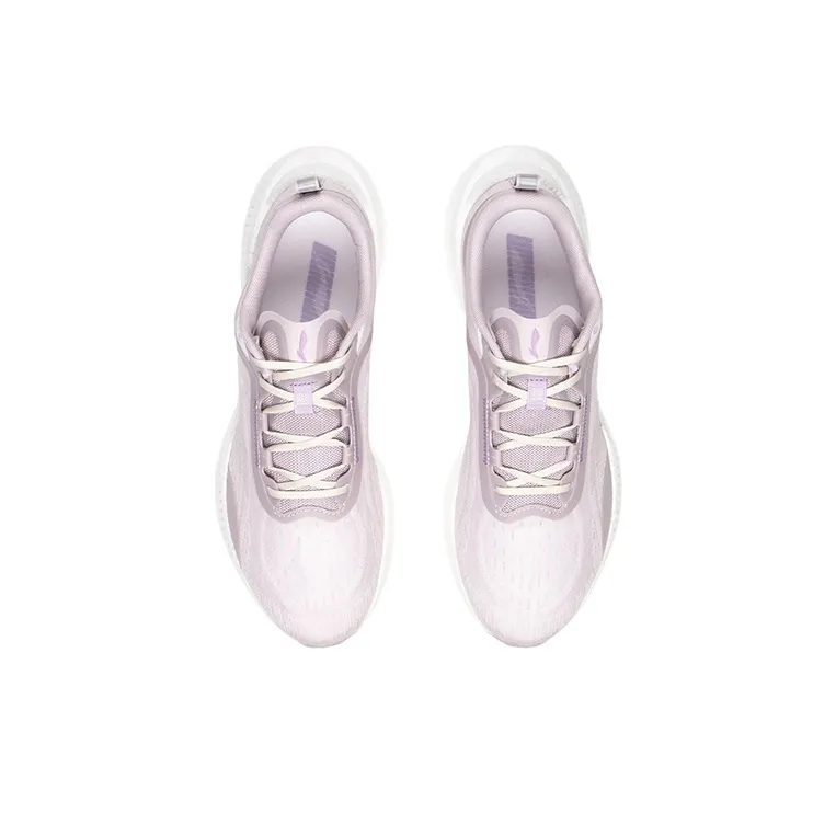 LiNing Super Light 19 Breathable And Lightweight Low Top Running Shoes Women's Dusty Pink Purple-3