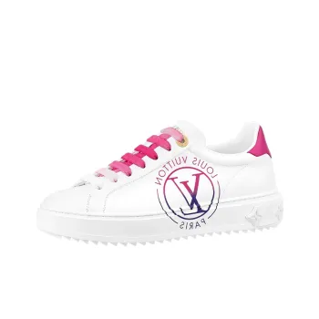 LOUIS VUITTON Lv Time Out Sneakers 'White Pink' Women's