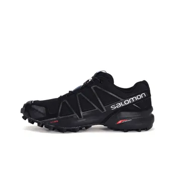 SALOMON Speedcross 4 Abrasion Resistant Low Top Running Shoes Men's Black