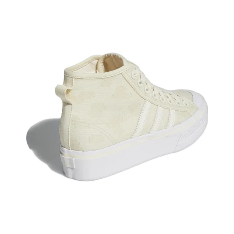 Nizza Women's Adidas Originals Platform Mid 'Cream White' Women's-3