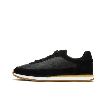 Clarks Low Top Casual Shoes Men's Black