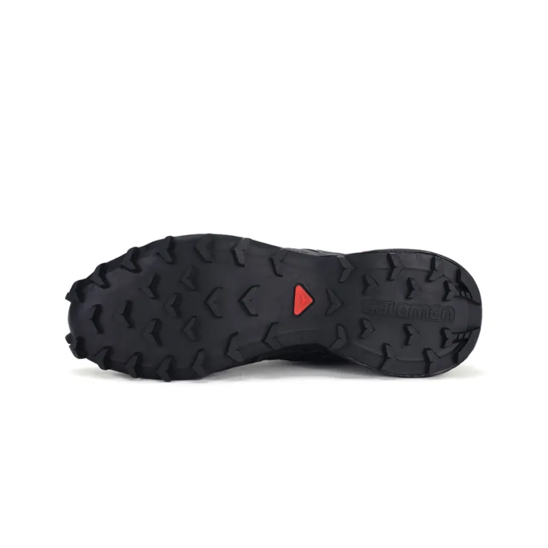 SALOMON Speedcross 4 Abrasion Resistant Low Top Running Shoes Men's Black-3