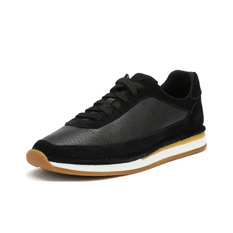 Clarks Low Top Casual Shoes Men's Black-1