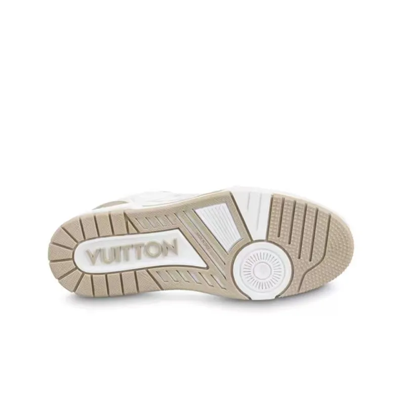 LOUIS VUITTON Lv Trainer 'White Beige Velcro'-4